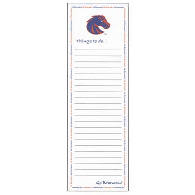 Boise State Broncos Magnetic To Do List Pad