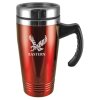 Eastern Washington Eagles Engraved 16oz Stainless Steel Travel Mug - Red