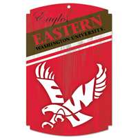 Eastern Washington Eagles Wood Sign