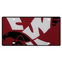 Eastern Washington Eagles Full Color Mega Inlay License Plate