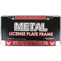 Eastern Washington Eagles Metal License Plate Frame W/domed Insert