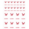 Eastern Washington Eagles Small Sticker Sheet - 2 Sheets