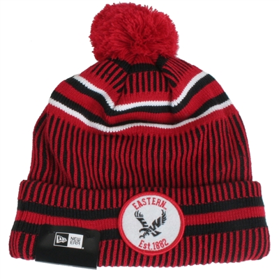 Eastern Washington Eagles New Era Patch Sport Knit Beanie