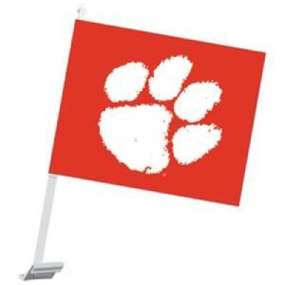 Clemson Car Flag