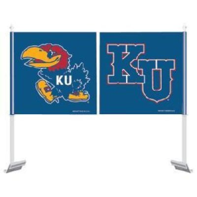 Kansas Jayhawks Car Flag