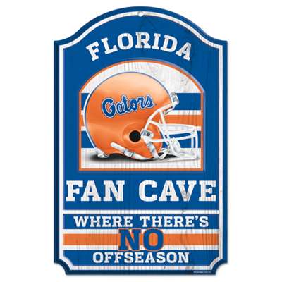 Florida Gators Fan Cave Wood Sign