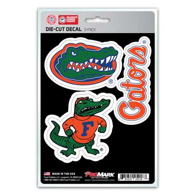 Florida Gators Decals - 3 Pack