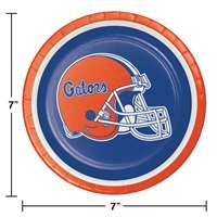 Be ready for game day! Cheer on your favorite college team with these full color, sturdy style, paper lunch/snack/cake plates. This set of 8 plates are a high quality addition to any gathering. Measures 7 inches. Officially licensed by the NCAA and manufa