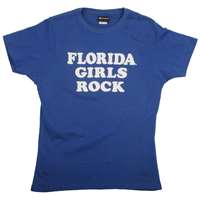 Florida T-shirt By Champion - Florida Girls Rock - Royal