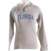 Florida Womens Hooded Sweatshirt - Florida Arched - By Champion - Oxford Heather