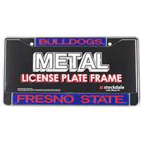 Fresno State Bulldogs Metal Inlaid Acrylic License Plate Frame