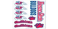 Fresno State Bulldogs Temporary Tattoos