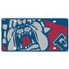 Fresno State Bulldogs Full Color Mega Inlay License Plate