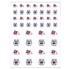 Fresno State Bulldogs Small Sticker Sheet - 2 Sheets