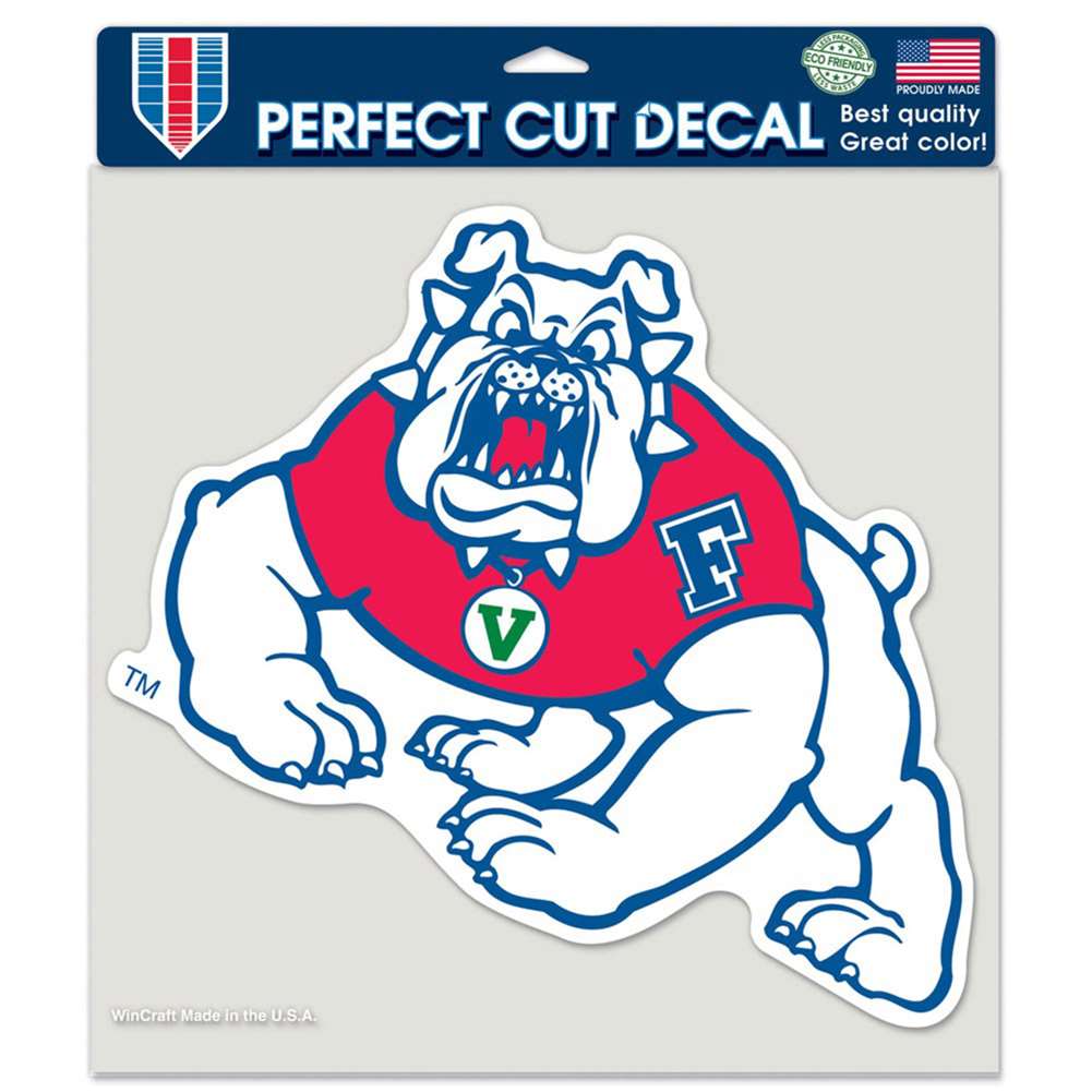 Fresno State Bulldogs Full Color Die Cut Decal - 8