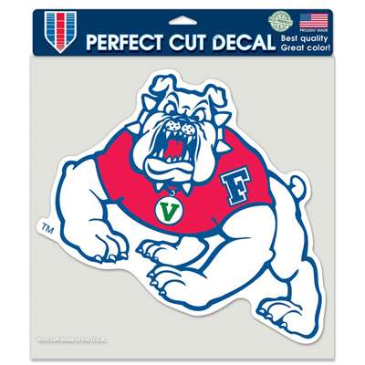 Fresno State Bulldogs Full Color Die Cut Decal - 8" X 8"