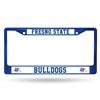 Fresno State Bulldogs Team Color Chrome License Plate Frame