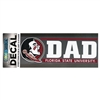 Florida State Seminoles Die Cut Decal Strip - Dad