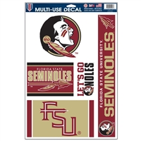 Florida State Seminoles Ultra Decal Set - 11'' X 17''