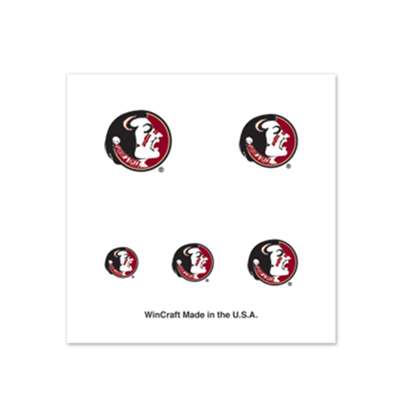 Florida State Seminoles Fingernail Tattoos - 4 Pack