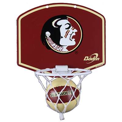 Florida State Seminoles Mini Basketball And Hoop Set