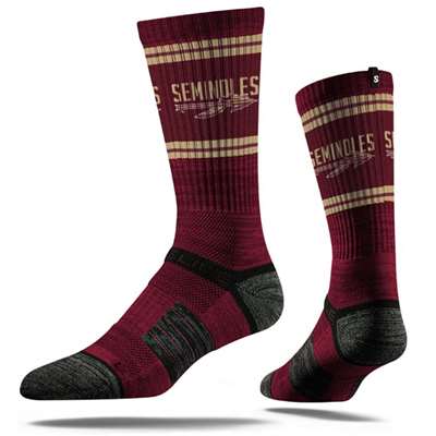 Florida State Seminoles Strideline Premium Crew Sock - Crimson