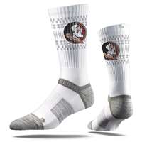 Florida State Seminoles Strideline Premium Crew Sock - White