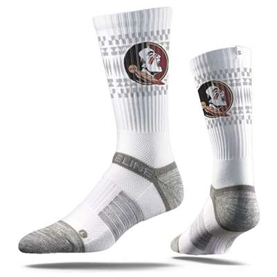 Florida State Seminoles Strideline Premium Crew Sock - White