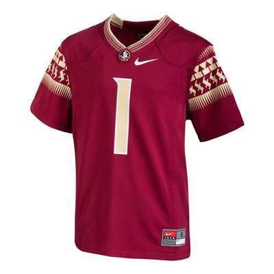 Nike Florida State Seminoles Youth Football Jersey - #1 Maroon