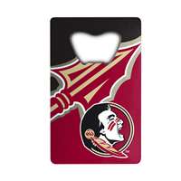 Florida State Seminoles Steel Credit Card Bottle Opener