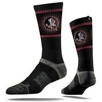 Florida State Seminoles Strideline Premium Crew Sock - Black