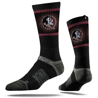 Florida State Seminoles Strideline Premium Crew Sock - Black