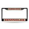 Florida State Seminoles Inlaid Acrylic Black License Plate Frame