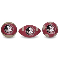 Florida State Seminoles Miniature Rubber Sports Ball Set