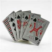 Cards Royal Flush Buckle