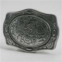 Western Buckle Silver