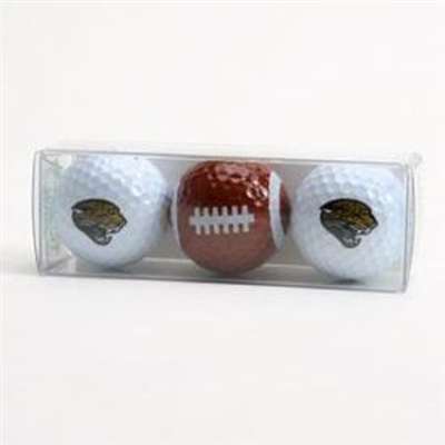 Jacksonville Jaguars - 3 Golf Balls