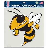 Georgia Tech Yellowjackets Full Color Die Cut Decal - 8" X 8"