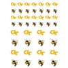 Georgia Tech Yellow Jackets Small Sticker Sheet - 2 Sheets