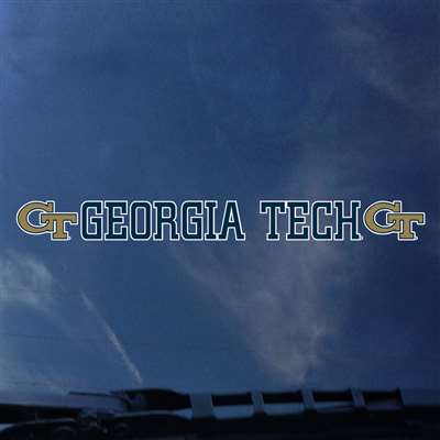 Georgia Tech Yellow Automotive Transfer Decal Strip