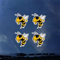 Georgia Tech Yellow Jackets Transfer Decals - Set of 4