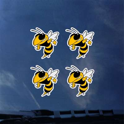 Georgia Tech Yellow Jackets Transfer Decals - Set of 4