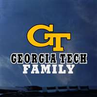 Georgia Tech Yellow Jackets Transfer Decal - Family