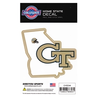 Georgia Tech Yellow Jackets Home State Decal