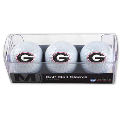 Georgia Bulldogs Golf Balls - 3 Pack