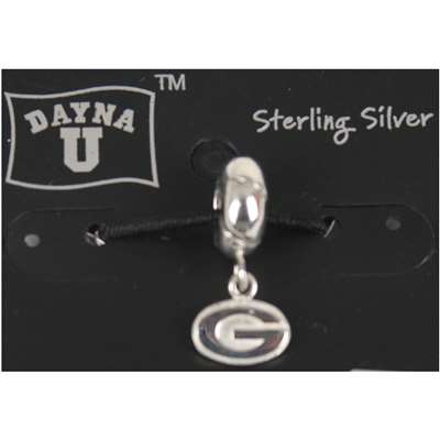 Georgia Bulldogs Sterling Silver Charm Bead