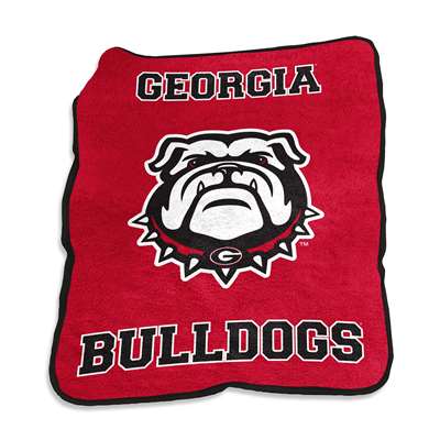 Georgia Bulldogs Mascot Throw Blanket