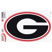 Georgia Bulldogs Oval Logo Decal - 3.5" x 5.5"