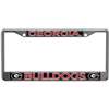 Georgia Bulldogs Metal License Plate Frame w/Domed Acrylic