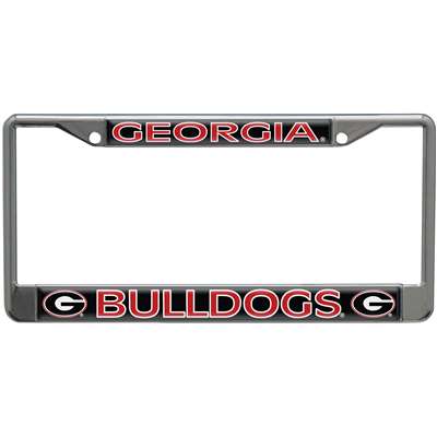 Georgia Bulldogs Metal License Plate Frame w/Domed Acrylic